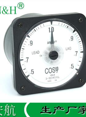 45L8功率因数表0.5-1.0-0.5COS45L92107相位表机车表