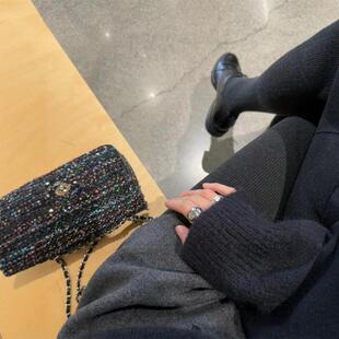 BeVista[云华2.0]秋冬款羊毛美腿显瘦修身格雷系竖纹莫代尔打底袜