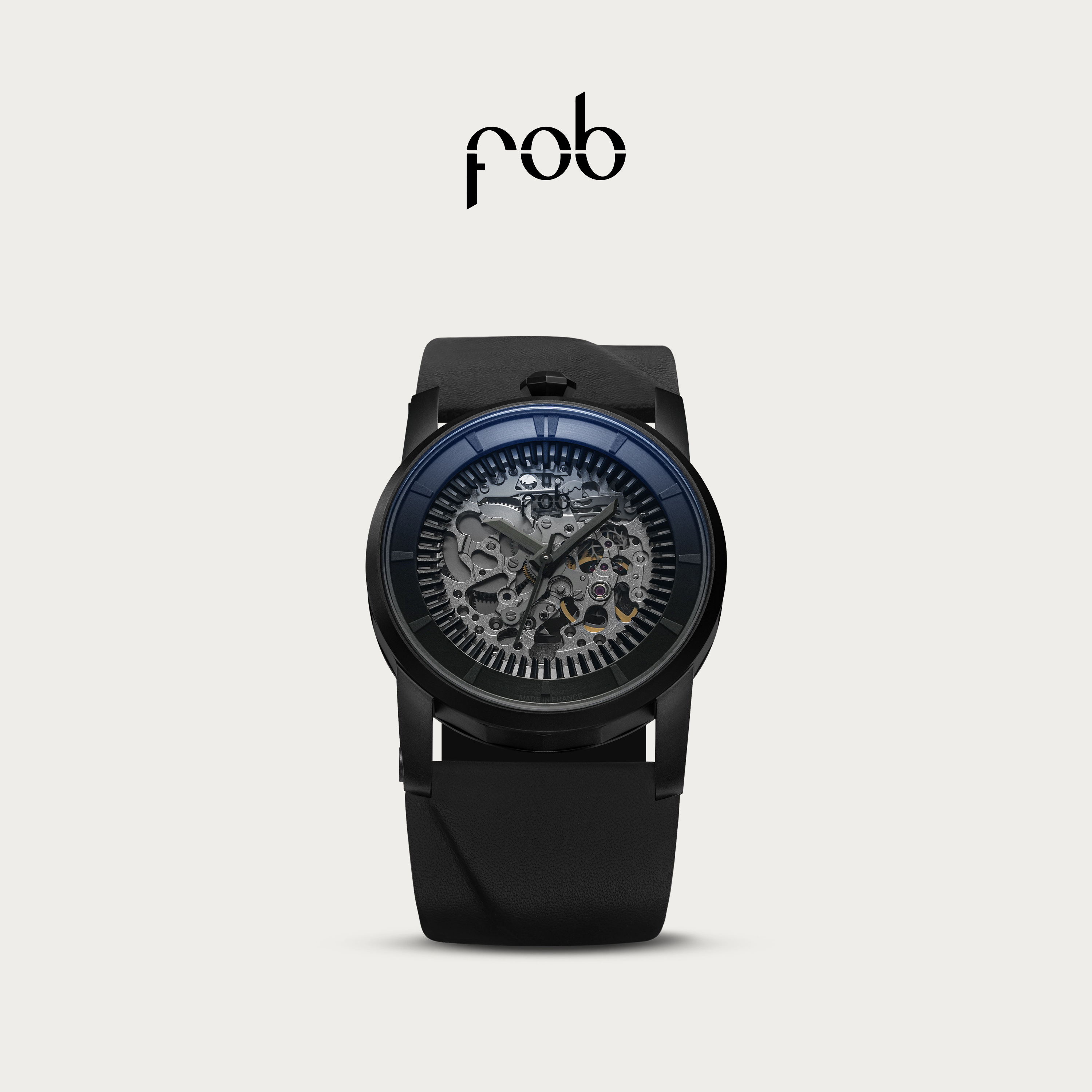 FOBR413BLACKMATTESKELETON