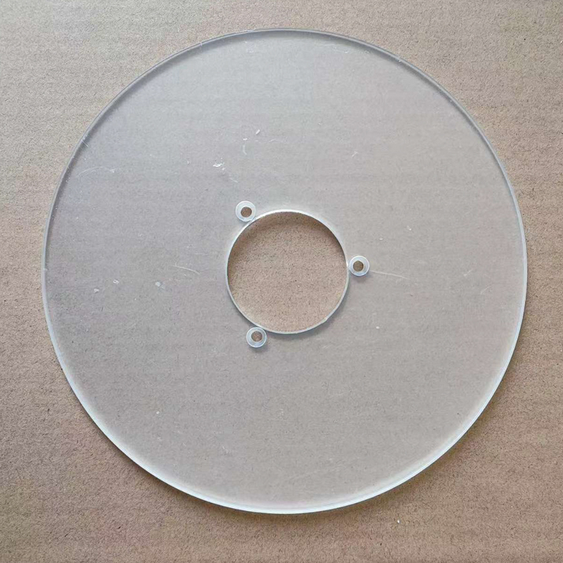 挡板配件透明玻璃圆盘模切气涨轴