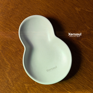 Xersoul司所灰白陶瓷葫芦盘线香香灰托盘焚香熏香现代中式家居