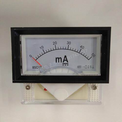 85C17-5MA 30mA 50mA100Ma200A直流电流表 激光机用电流 雕刻机用