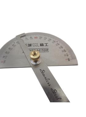 长城 多用金属量角尺 不锈钢角度尺 量角器 90x150mm 136012