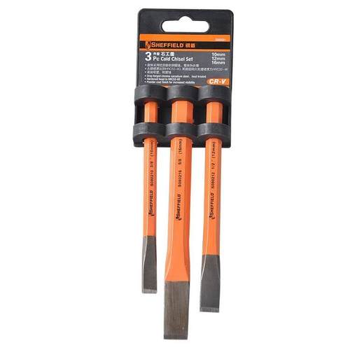 钢盾工具3件套石工凿S080001