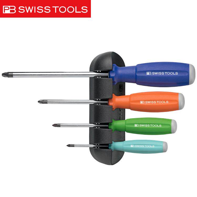 瑞士PB SWISS TOOLS螺丝批改锥工具进口超硬螺丝刀十一字长杆套装