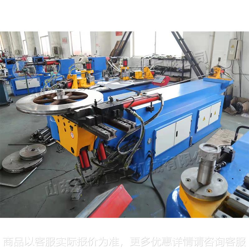 全自动数控液压弯管机 伺服转角金属管道折弯机 触摸式钢管弯曲机