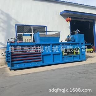 昌吉州立式液压打包机卧式废纸打包机价格立式80吨液压双杠打包机