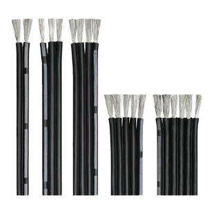 特软黑色硅胶多芯排线30/28/26/24/22/20AWG耐高温铜线材家用电线