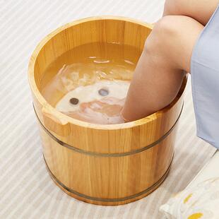泡桶家用洗2025A-1脚泡桶脚盆泡脚木桶洗脚木盆浴木质足脚桶过小