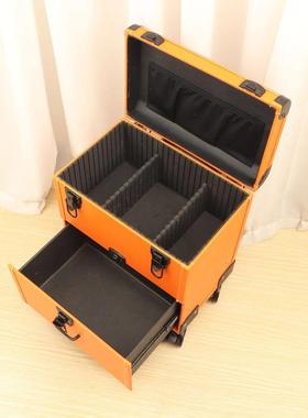 出化美妆箱拉杆美甲箱子HMH医美移动纹绣纹眉上箱大门容量容外工