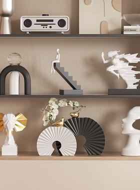 装饰摆YZ202504饰高感厅玄关电设视柜酒级柜餐柜办公室摆新家乔客