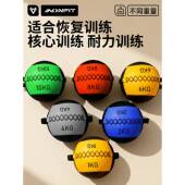 软式 药量球健身墙球2kg3斤核心力练体能公酷斯迪训球实心砸地非弹