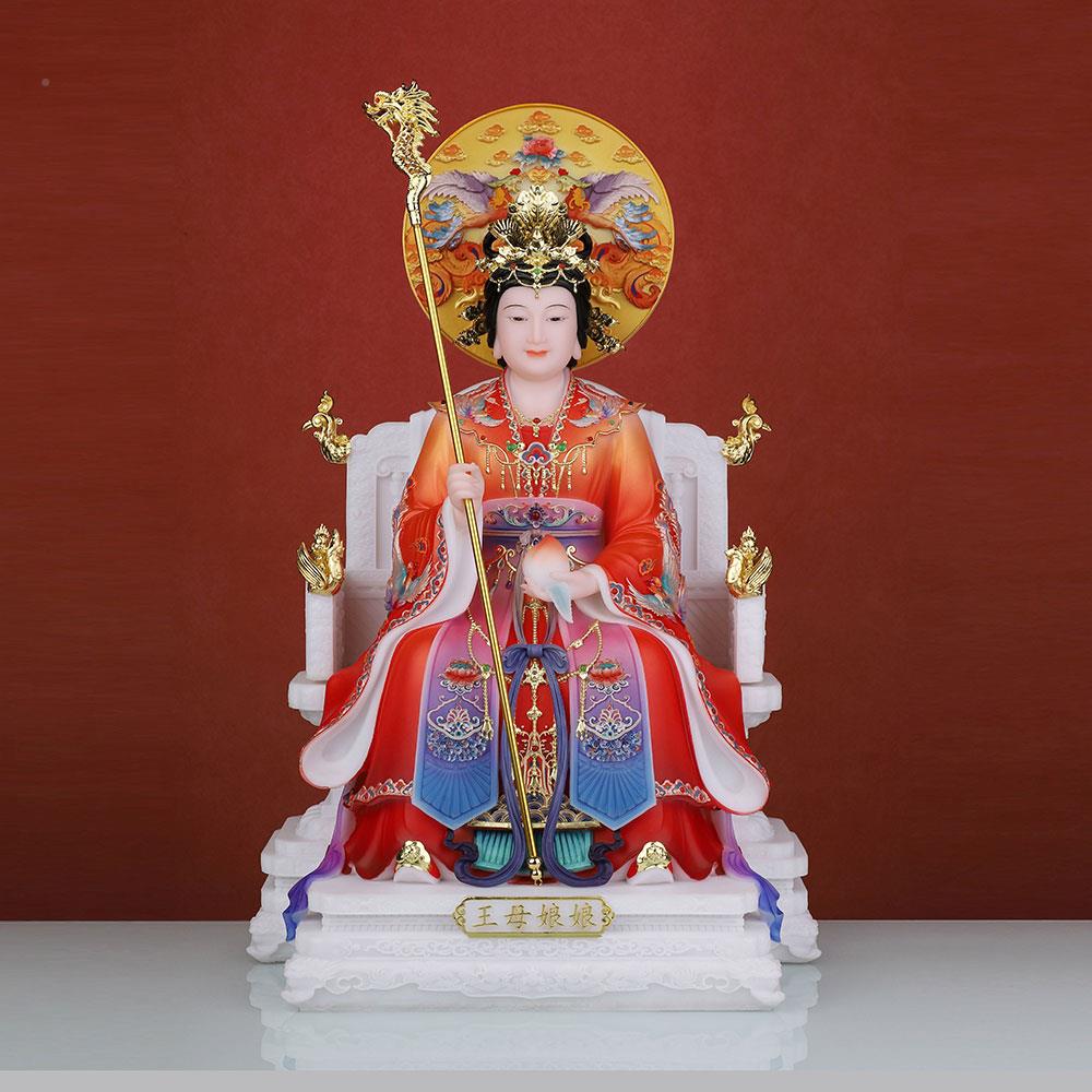 玉帝王母神像汉白玉玉皇大王母西王母娘瑶帝JYW金池母家用娘供奉