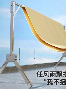 衣晾衣架落地折叠室内家用阳D205挂架单简易伸缩晒杆被子晒衣架神