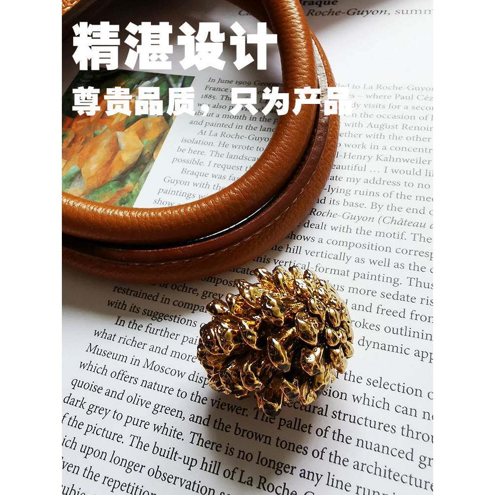 台湾轻奢柜拉北欧现代约橱柜门黄铜简手金色ZPZ把五金衣柜抽屉覆