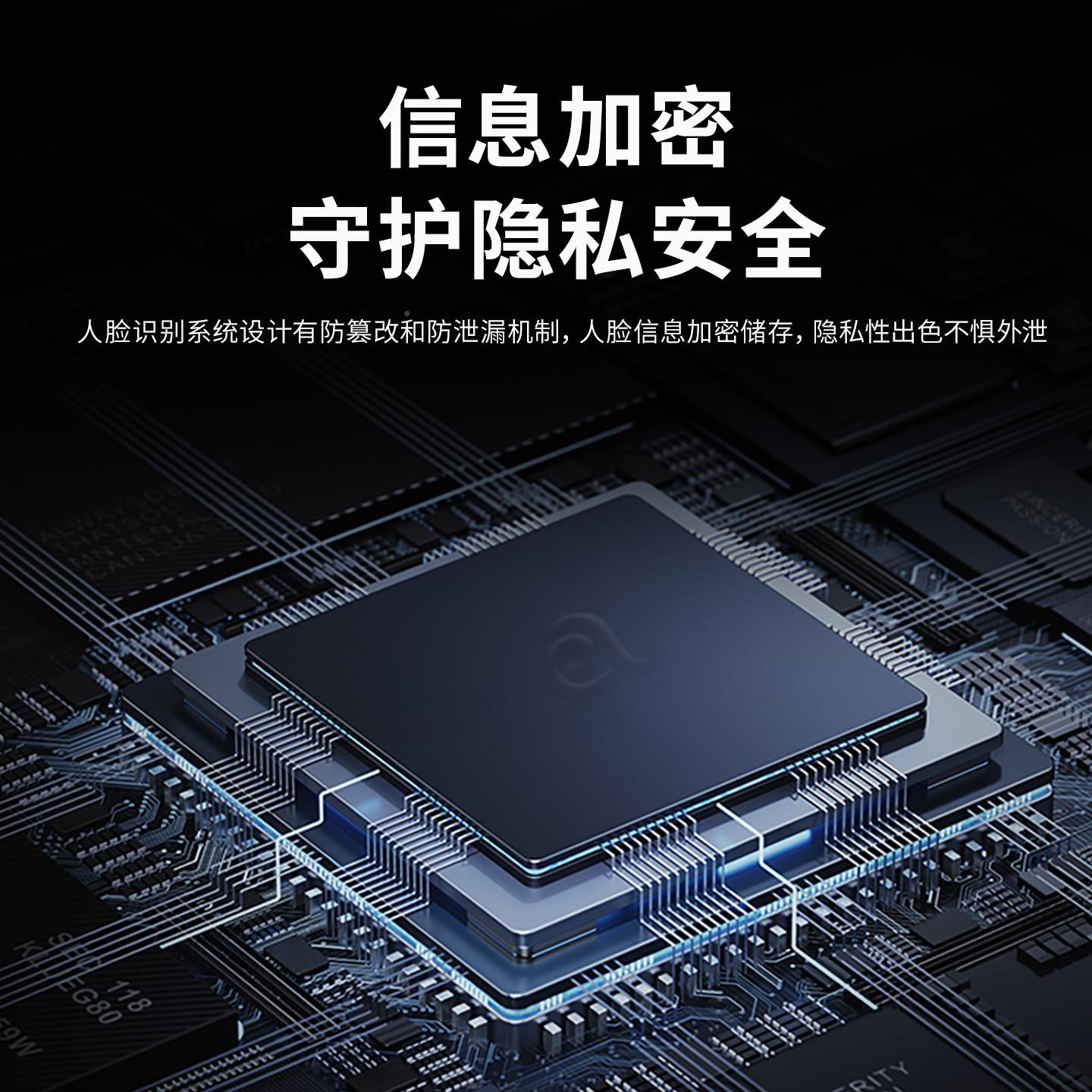 阿尔ALPHA AU法极光P领航入版三摄家4用1防盗门锁人脸识别智能锁