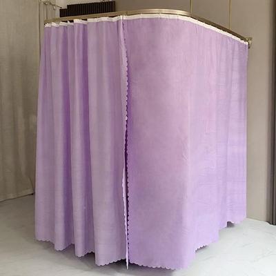 定制打墙U型导轨蚊帐支架美容院摩墙隔挂断帘子床诊所VMK位医按院