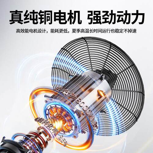 劲风工业风扇扇大风甲FS75A 29力大功率落地扇强来力牛角工厂家用