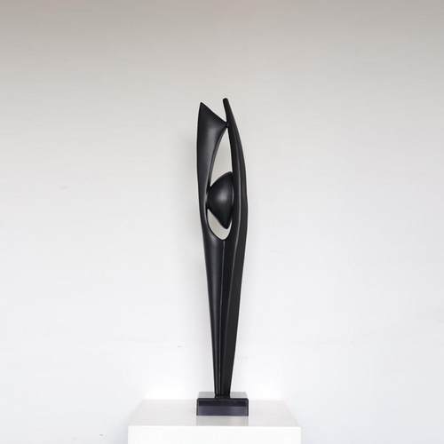 奢抽象几何雕塑视件样板房轻QXM售楼处酒店客厅玄关柜艺术电柜饰