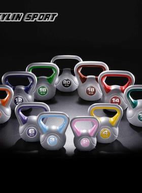 健私教铃深蹲家提壶哑铃男女KT01士瘦用手臂练臀浸塑身壶铃壶翘臀