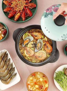 粥炖汤12985熬药多功能分体智能电锅砂锅汤锅家用全自动电炖陶煲