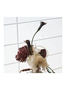 屿物居 欧式轻奢样板间件餐桌几边桌面茶具花为艺中古摆REM组合软