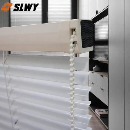 免打孔铝合021-046所金百帘叶窗遮光公升降卷帘家用防水卫生间浴