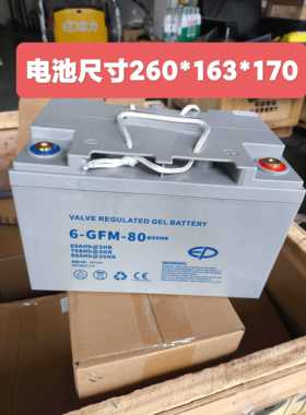 叉中力EP电动堆高车电池电动车电瓶F蓄JHI电池叉6-GM-80电池