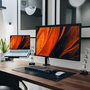 电脑显示器架子32寸桌面站立办公升降通用增高底座 笔记本支架台式