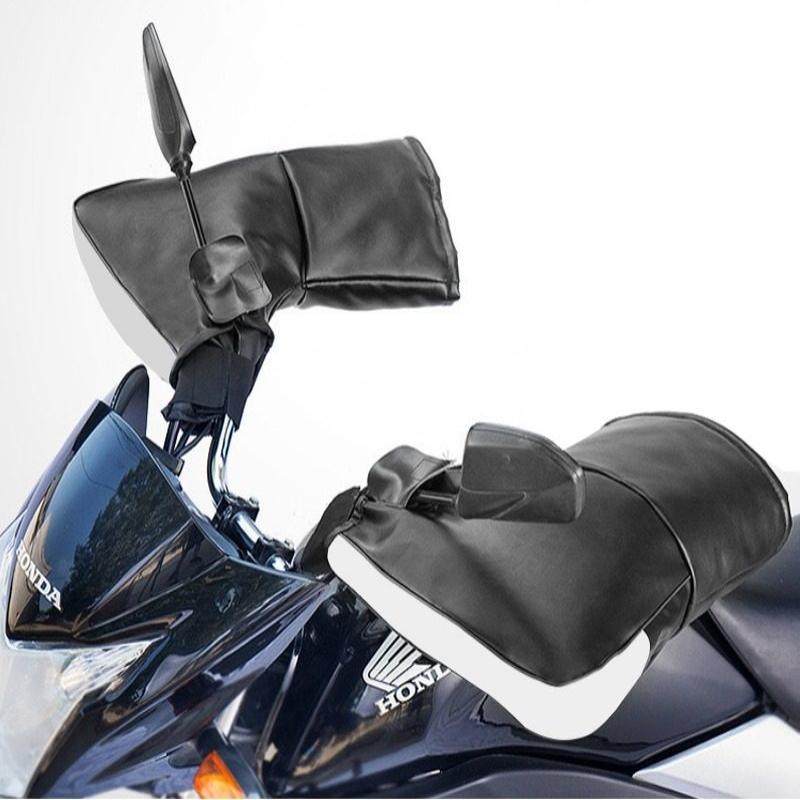 四季通用款电动车双面防水把手套摩托电瓶车春秋薄款手套防晒遮阳