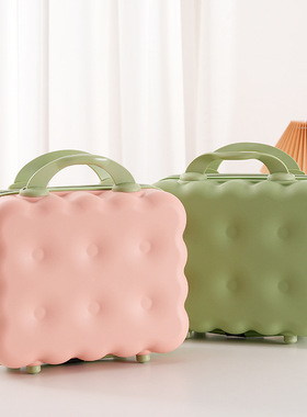 礼品箱14寸手提箱简约网红化妆箱伴手礼小型行李箱旅行收纳包