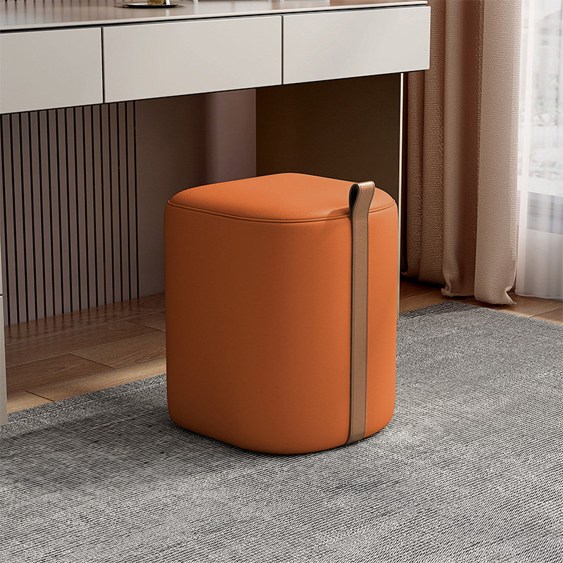 速发轻奢化妆凳高级感梳妆台凳子生卧室简小坐户型美甲家用约墩方