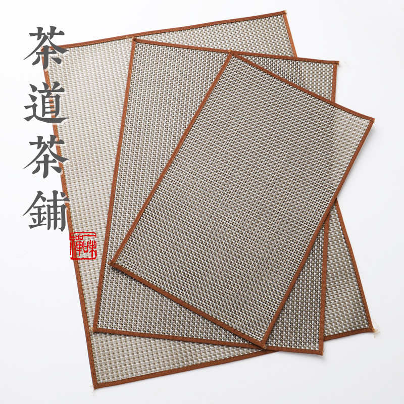 速发茶茶过布碗桌滤垫吸水布茶盘泡茶速干隔水垫麻布笔洗布料桌布