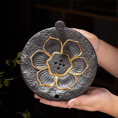 速发迷砂家用干泡小号茶盘简约紫你茶茶禅意陶瓷台托盘壶承储水式