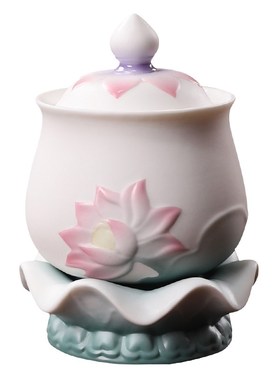 速发德佛净瓷化前供水杯圣水杯陶水杯道家仙家佛具用品贡水杯