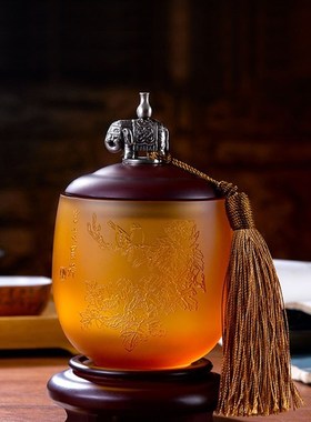 速发退璃茶叶罐送长辈老人礼物创年实用老师同事领导意会单位琉休