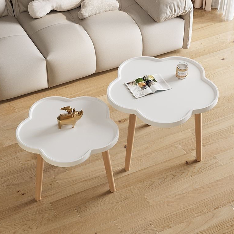 速发创意花奶小边几置油风云朵小茶几客厅卧室家用小桌子茶台组合