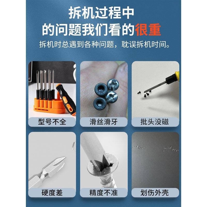 速发戴尔拆机工具G15机丝清套装维修拆卸刀灰De电脑拆螺清理