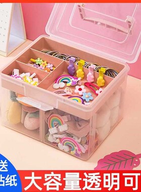 速发便携手帐宿纳盒贴纸胶带素材工具整理箱学生收舍桌面杂物文具