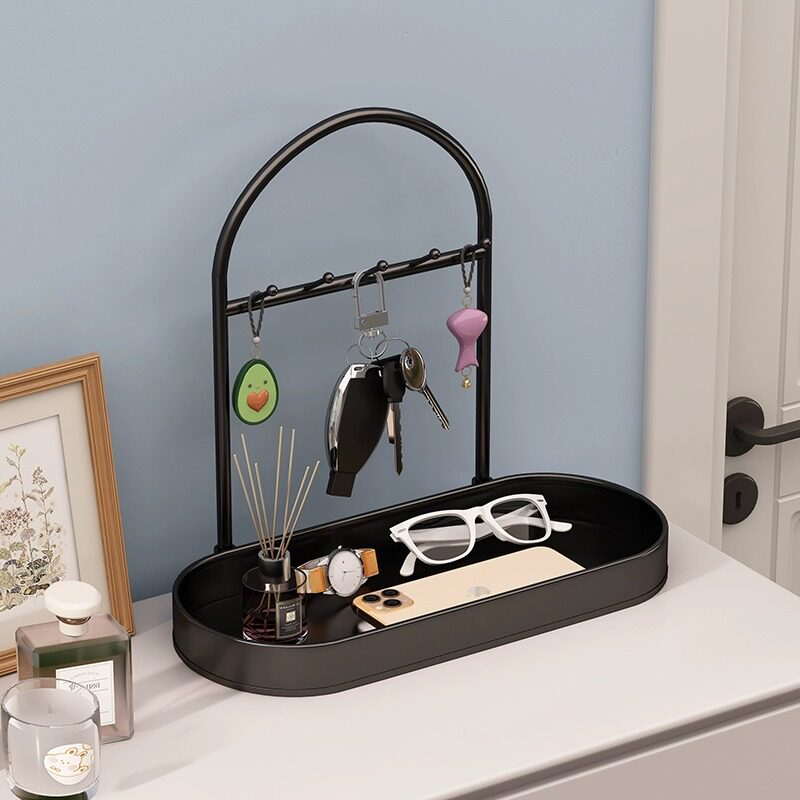 速发户面入纳盒挂收纳摆件收桌玄关置物架鞋柜上饰品杂物摆盘