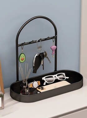 速发户面入纳盒挂收纳摆件收桌玄关置物架鞋柜上饰品杂物摆盘