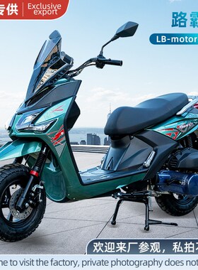 速发跨境路霸成人油车两轮摩托车批量燃托摩油车踏板车15c