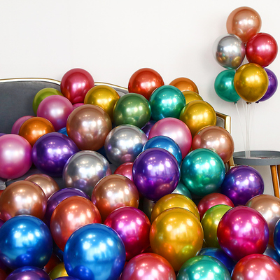 速发加厚置属金色气球结婚浪漫婚房装饰生庆派对场景布金婚日用品