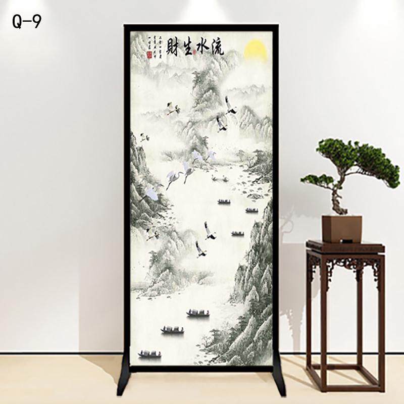速发中式屏风隔断墙客厅玄关进门卧室简易遮挡可移动简约现代单扇