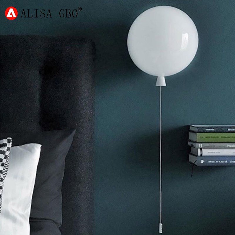 速发爱丽莎 简约创意气球壁灯 卧室床客头厅儿童房Brokis灯具