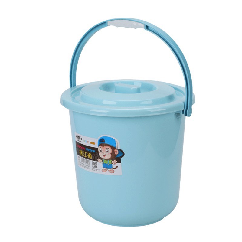 速发带盖童家水桶厚用大号塑料耐摔桶家居大水桶儿加泡脚桶宿舍学