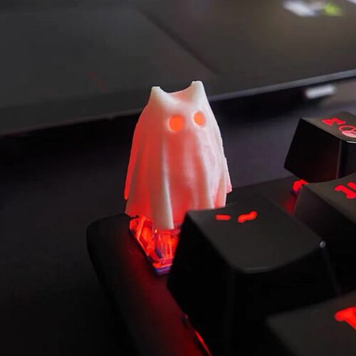 3D树脂个性透光万圣节树脂幽灵键