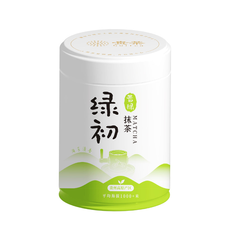 贵茶绿初抹茶粉罐装58g原产区直供纯正抹茶粉图片