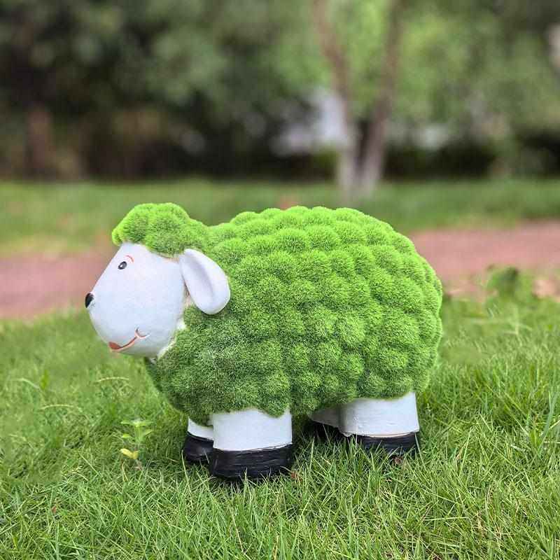 花园幼儿园草坪仿真小羊雕塑户外庭院植绒草皮小动物景观装饰摆件,家居饰品,户外/庭院摆件,淘宝优惠券,粉丝福利购,淘宝优惠卷