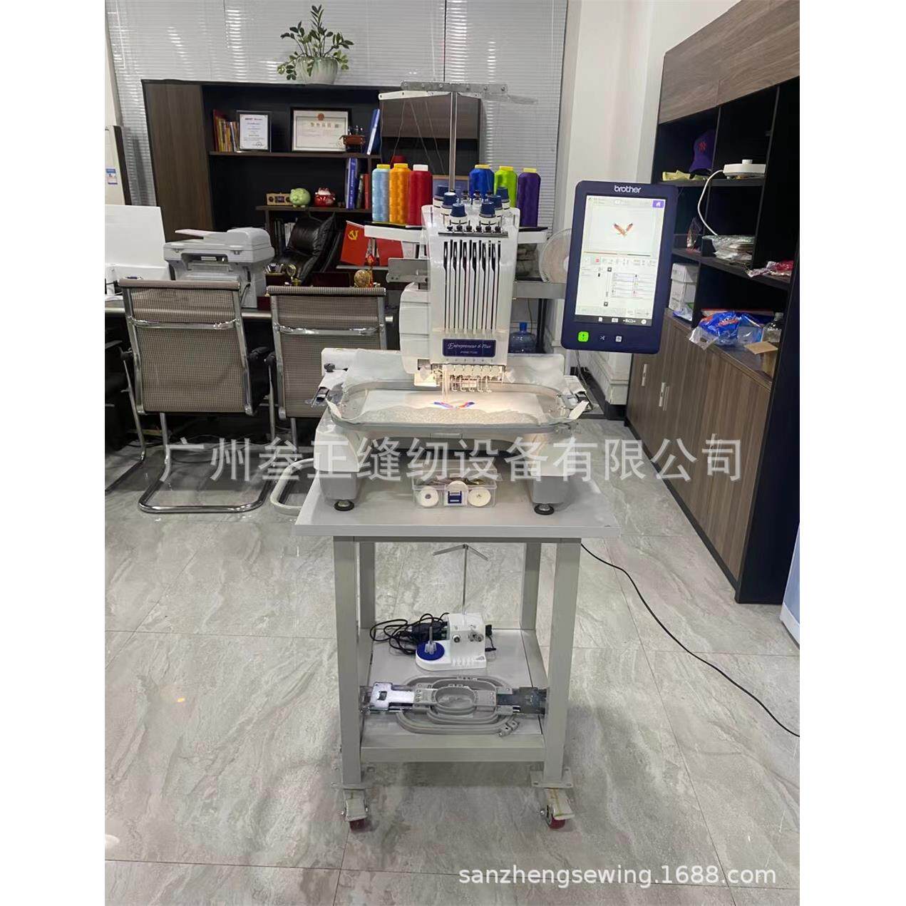 供应二手日本兄弟牌PR-670E电脑六线单头绣花机单头刺绣机